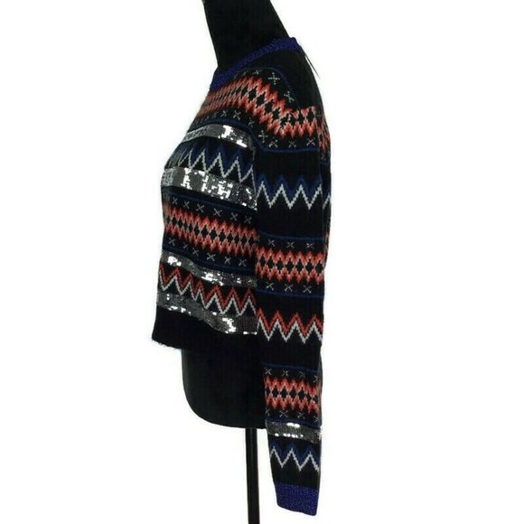 Patterned Knit Sweater - Multicolor - Picture 3 of 6